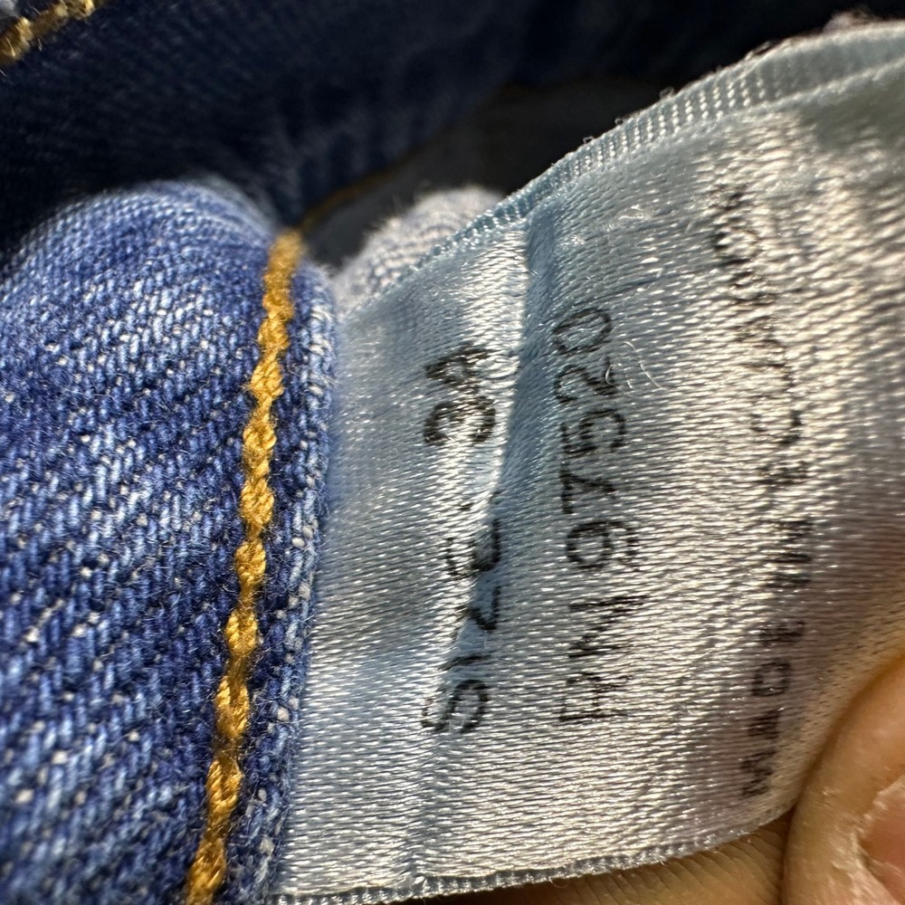 Nautica Carpenter Jeans Mens Size 34 Blue Relaxed Straight Leg Logo Tape Utility - Picture 6 of 9
